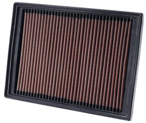 Land Rover LR2 Drop-In Air Filter - K&N Engineering - High-Flow Oiled Cotton, Washable/Reusable, Drop-In Replacement - `08-`12
